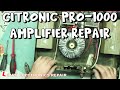 Citronic Pro-1000 Amplifier Repair, One Channel Dead