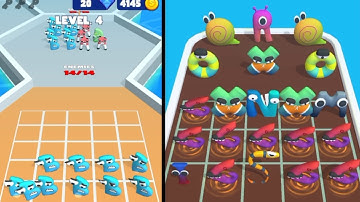 Alphabet Lore ⭐ Alphabet Run ABC Letter Go vs Merge ABC Run ⭐ Android Gameplay