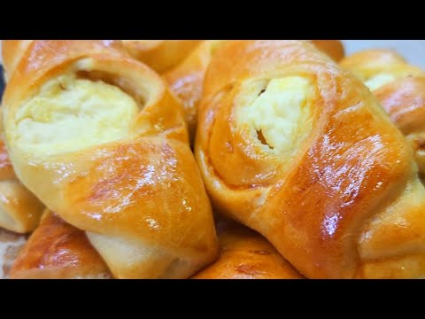 Если у Вас есть 1 яйцо, мука и молоко, приготовьте эти вкусные булочки! Очень мягкие и вкусные!