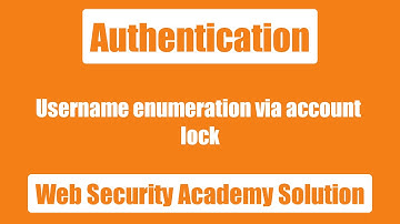 Username enumeration via account lock Solution Video | Web Security Academy Lab | Authentication