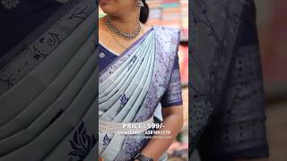 Ice Blue Sareeprice599- Only