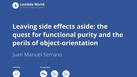 Leaving side effects aside - Juanma Serrano