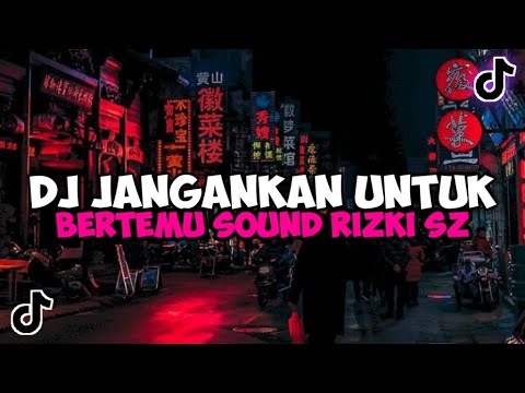 DJ JANGANKAN UNTUK BERTEMU SOUND RIZKI SZ VIRAL TIKTOK YANG KALIAN CARI DJ KAU TERCIPTA BUKAN UNTUKU