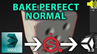 Bake PERFECT Normal map | FULL WORKFLOW | 3dsmax substance painter unity |