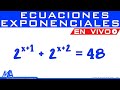 Ecuaciones Exponenciales | Introducción en vivo