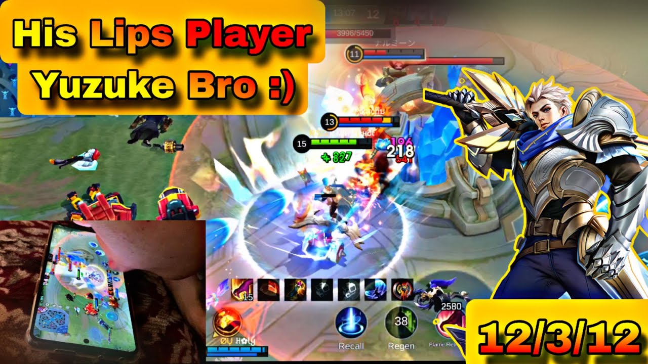 Lips Player Yuzuke On Fire | My Lips Control Out Of Control Like Alucard Blinks | Hardest Playing's