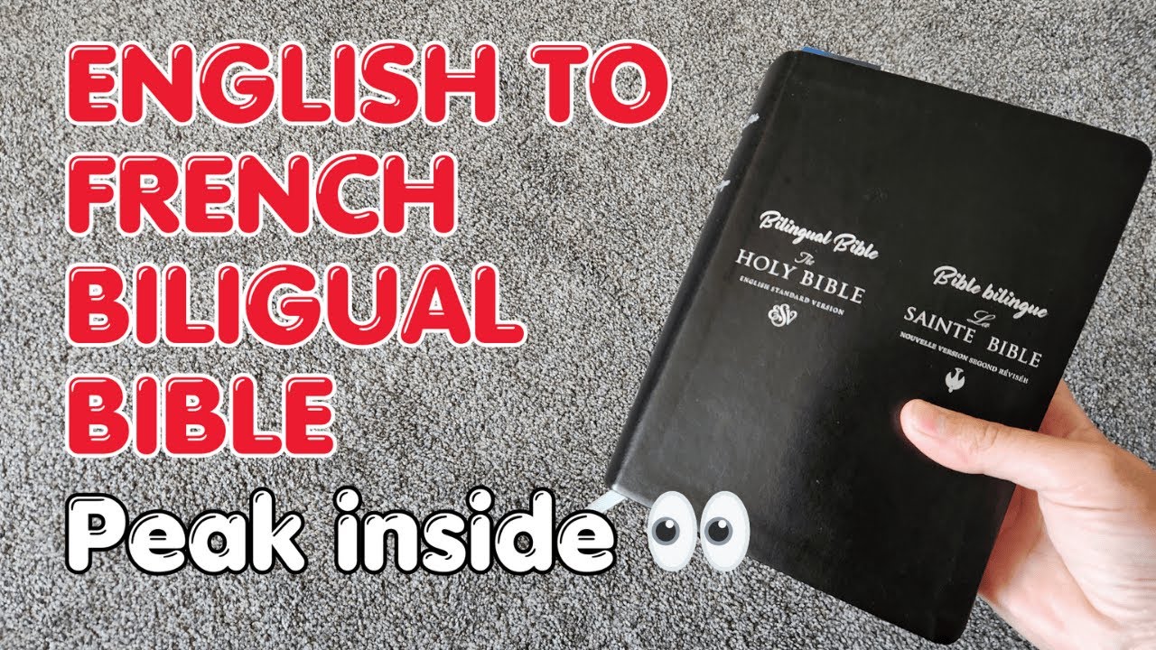 ESV French English Bilingual Bible (Bible Bilingue)