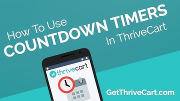 How To Use Countdown Timers In Thrivecart