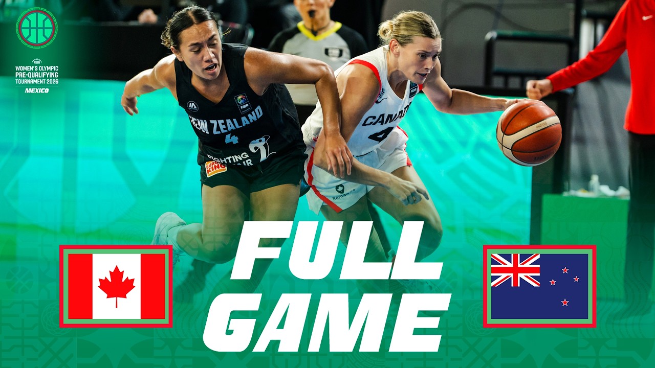 Canada v New Zealand | Full Basketball Game | FIBA Women's Olympic Pre-Qualifying Tournament 2026