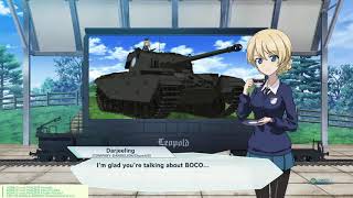 Girls und Panzer: Dream Tank Match- Story Battle (cutscene) #17 - Restaurant near the West Back Gate