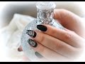 GELNÄGEL AUFFÜLLEN | Black Stamping Ornament Nageldesign ⚜️💅