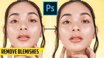 How to remove Blemishes, Acne and Face Scars - Quick Photoshop Tutorial