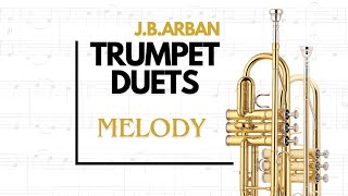 Trumpet Duet №6 Melody  J.B.Arban