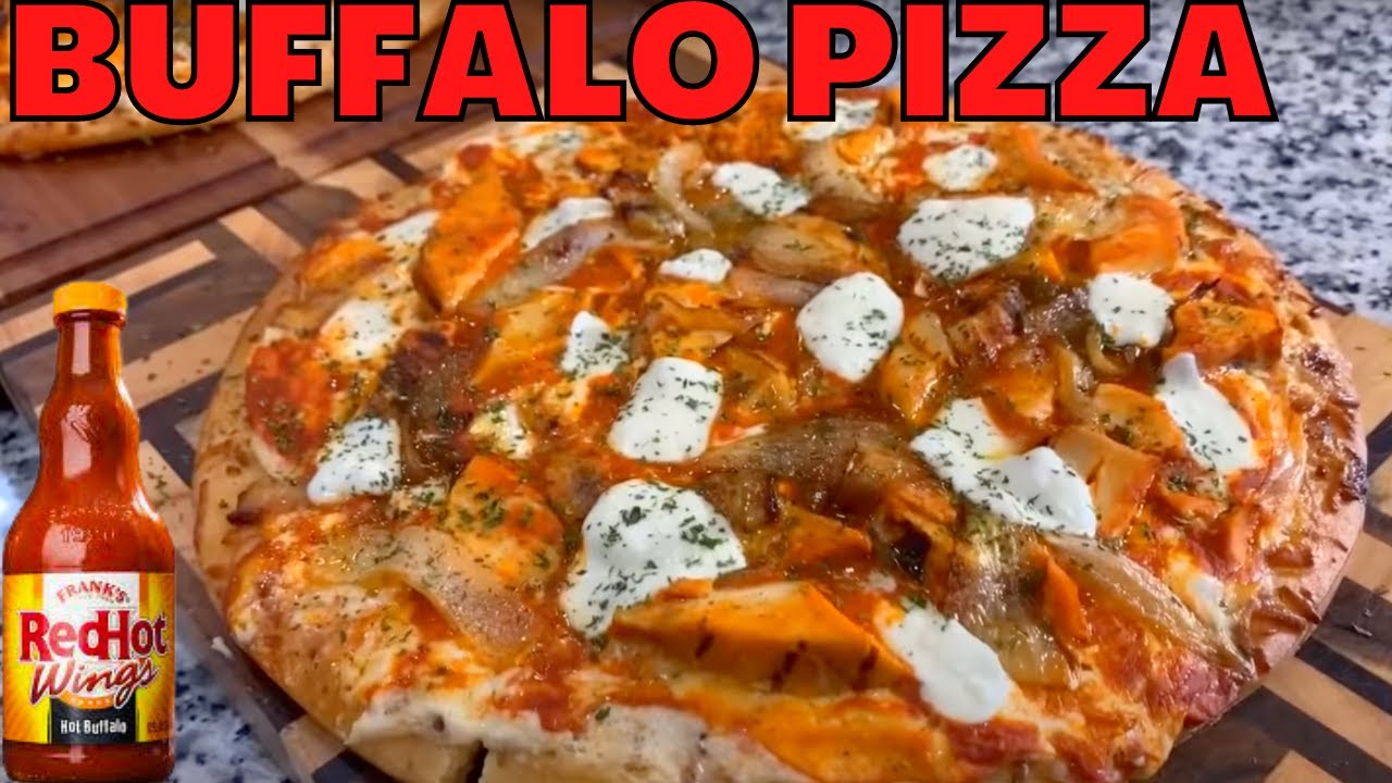 The Best Buffalo Chicken Pizza Ever Recipe - YouTube