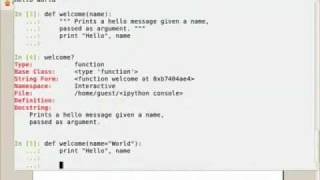 Python Tutorials : Functions - Python for Scientific Computing