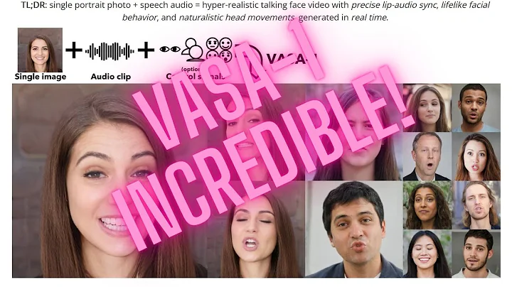 VASA-1: Microsoft Strikes Again - STUNNING lifelike AI video and audio from a single photograph - 天天要聞