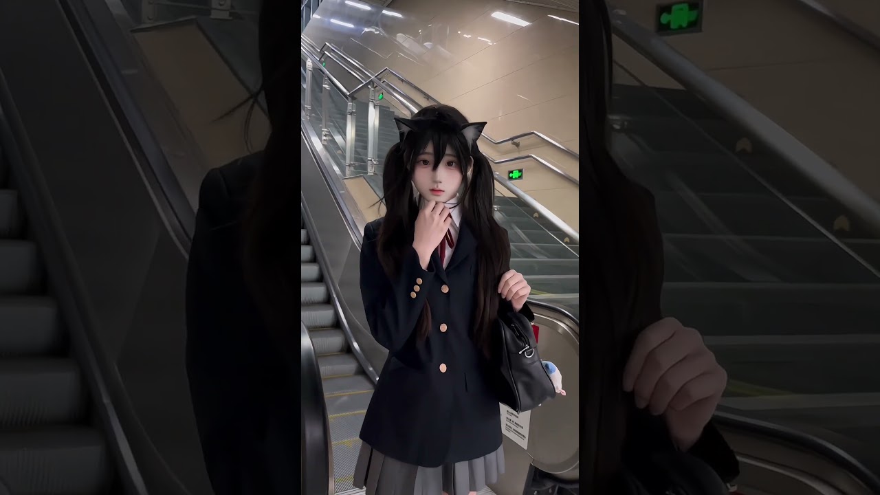 ⌯𖥦⌯^ ੭喵～ #cos #轻音少女#中野梓#阿梓喵#520