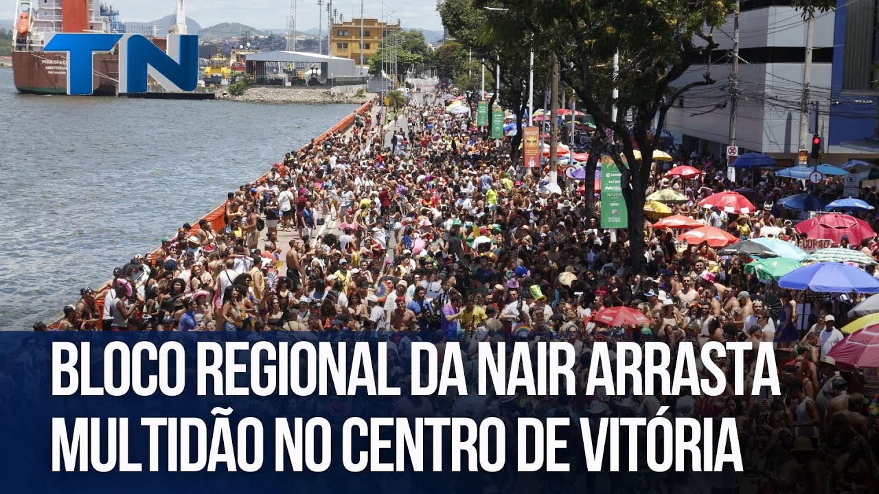 Bloco Regional da Nair arrasta multidão no Centro de Vitória