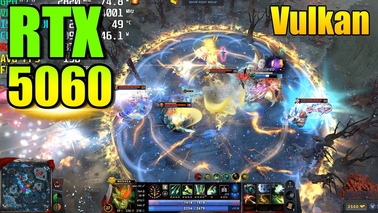 Dota 2 | RTX 5060 | Ultra + Vulkan 1080p (2025) - YouTube