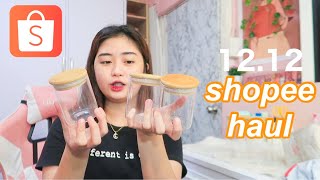 12.12 Shopee Haul 💸+ Cleaning my room ✨ | Camille Romero