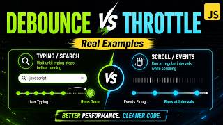 Celebrity Debounce vs Throttle in JavaScript with Real Examples (Search Bar & Scroll) Profile