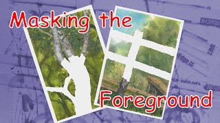 Creating a Blurred Soft-Focus Background in Watercolour