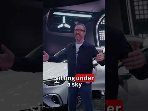 The all-new electric GLC's Panoramic Roof | Tech Explained | #shorts