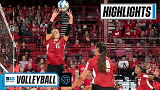 Michigan State at Wisconsin Highlights Big Ten Volleyball Oct 21 2022
