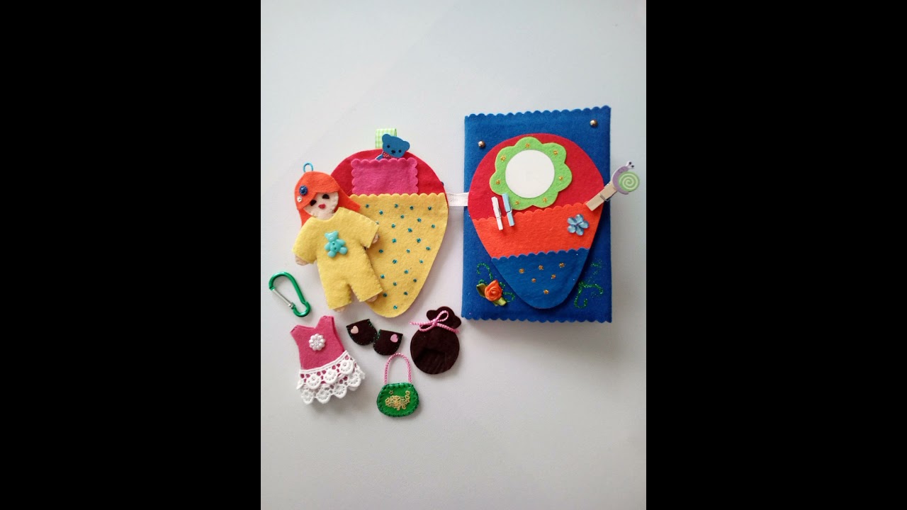 Felt Dollhouse and Notebook 💕