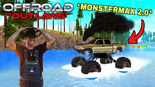 Offroad outlaws || DRIVING *WhistlinDiesel* MONSTERMAX 2.0 IN THE OCEAN! IT FLOATS SO EASY!