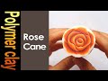 How to make Realistic 3D looking rose Cane  with polymer clay (Advanced Skill) 폴리머클레이 장미 케인(고급)