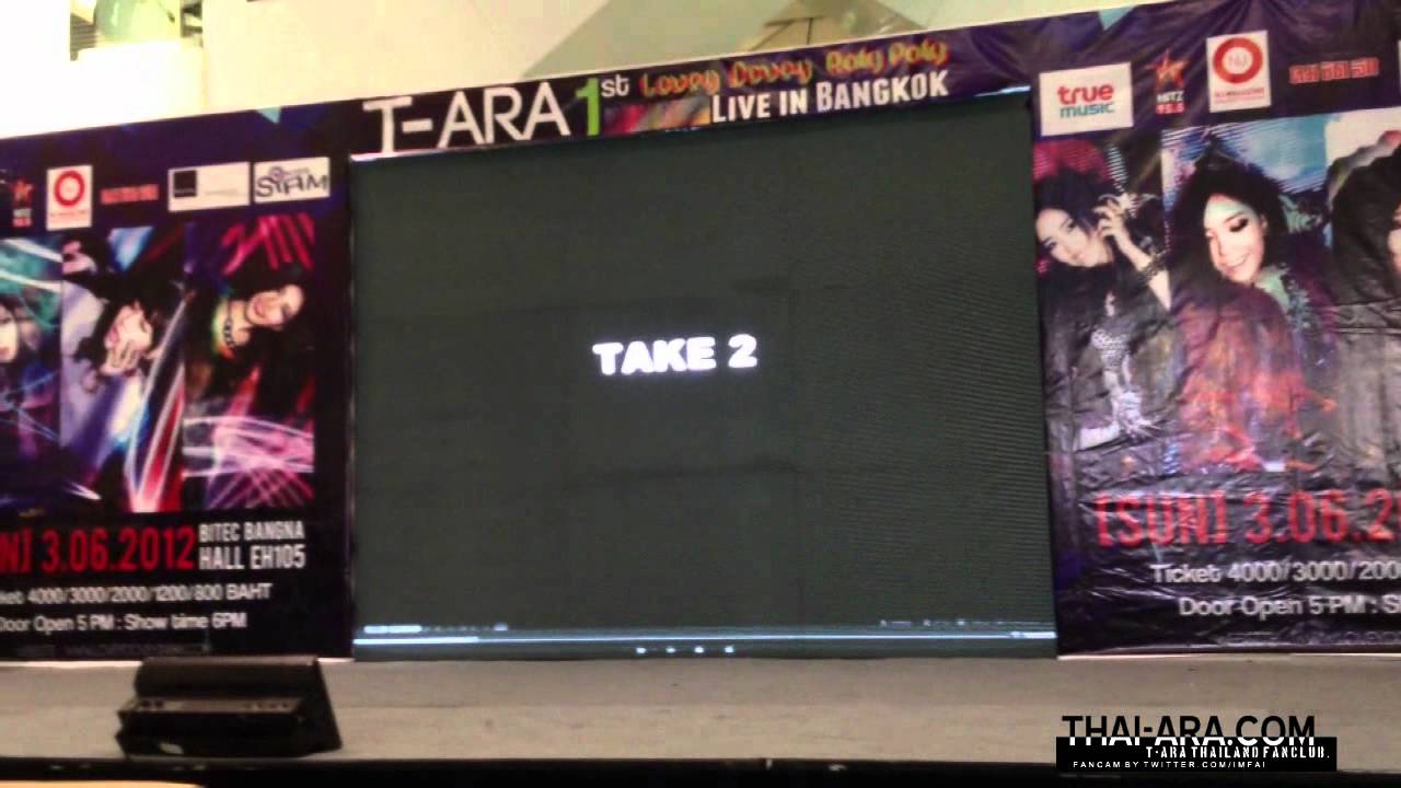 [Cam HD] 120428 T-ara @ Pre-Sale & Press Conference Concert T-ara in Bangkok (Edit Ver.)