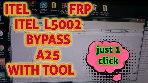 Itel l5002 A25 frp bypass with tool JUST 1 CLICK
