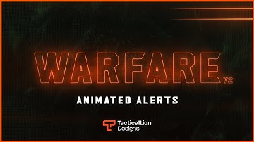 Warfare Animated Alerts | Animated Twitch Overlays, Alerts.