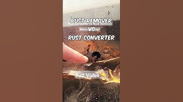 Rust Converter vs Rust Remover - How Do I Restore a Rusty Object?