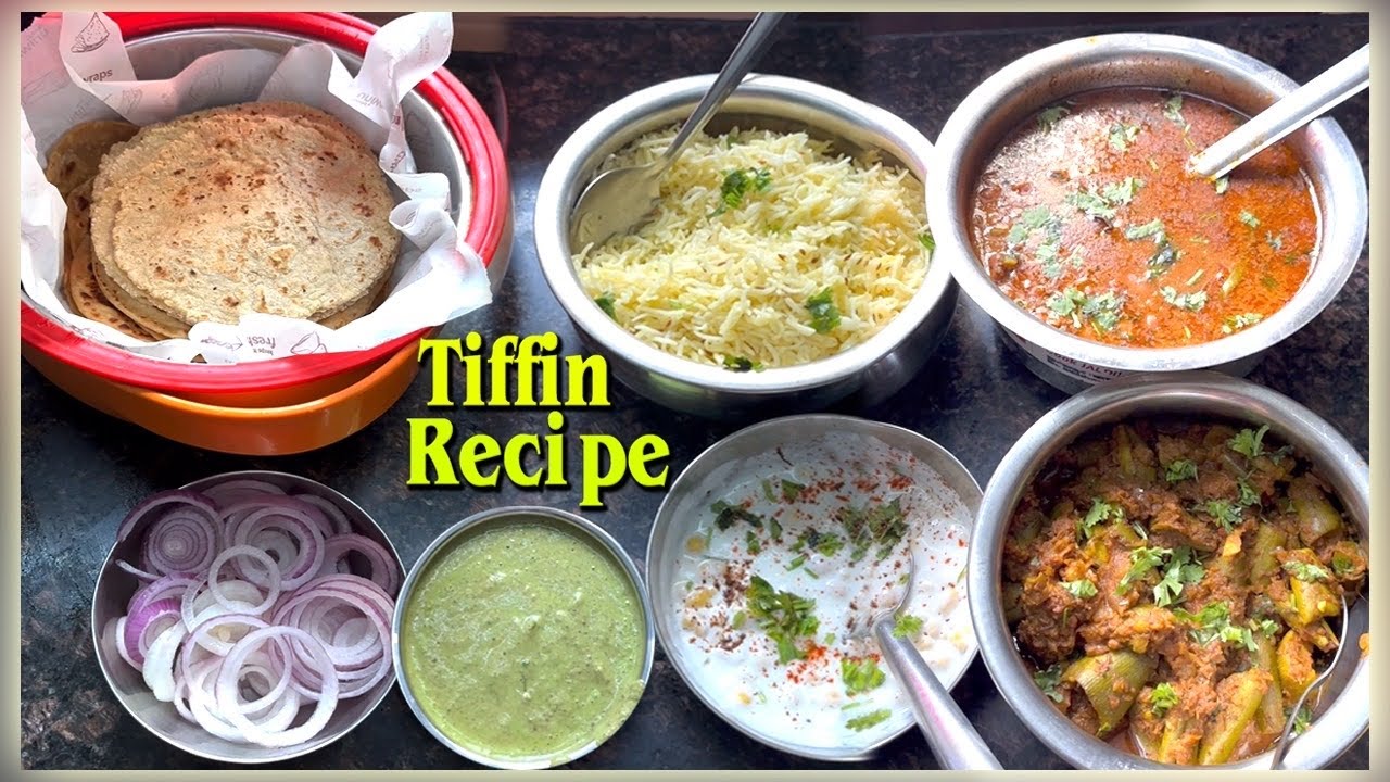 Complete Tiffin Recipe: Rajma, Parwal, Rice, Chapati aur Chutney - YouTube