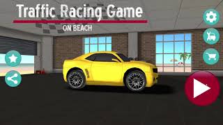 Traffic Racing Game On Beach 2025 first time playing screenshot 4