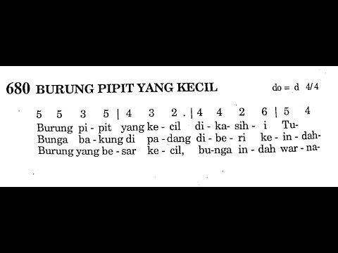 KJ 385 Burung Pipit yang Kecil - Kidung Jemaat