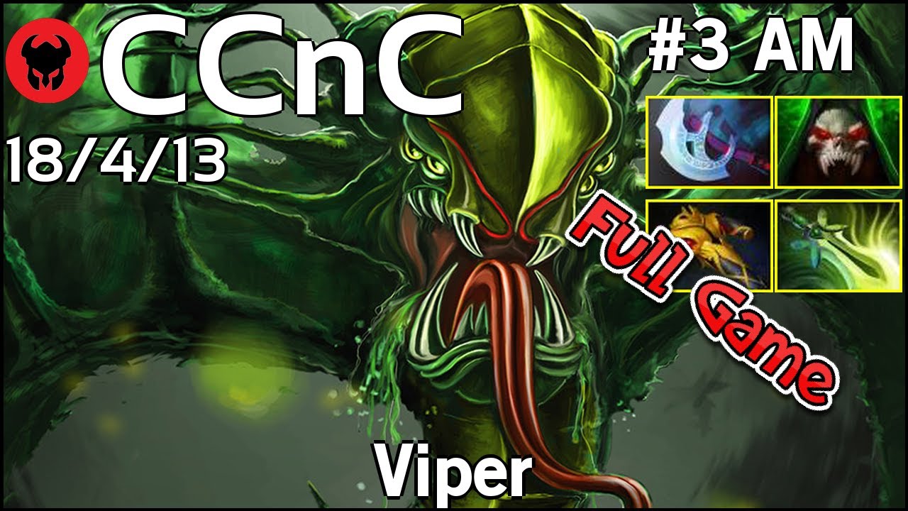 CCnC [test123] plays Viper!!! Dota 2 Full Game 7.20