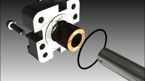 Cilindro Pneumático - Animação/Vista de Explosão no Inventor