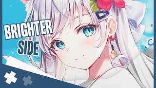 [ Nightcore ] ⇢ Brighter Side (Hoaprox & Haneri) || Lyrics +:‧₊ˑ