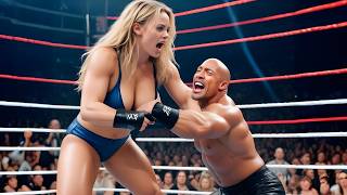 The Rock vs Sydney Sweeney in WWE's Ultimate Intergender Match | WWE 2K23