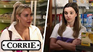 Amy Gives Courtney A Piece Of Her Mind Coronation Street