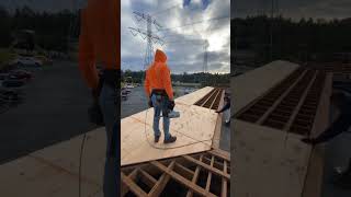 HOTEL ROOF Remodel - Part 4 #construction #roofing #framing #timelapse #remodel