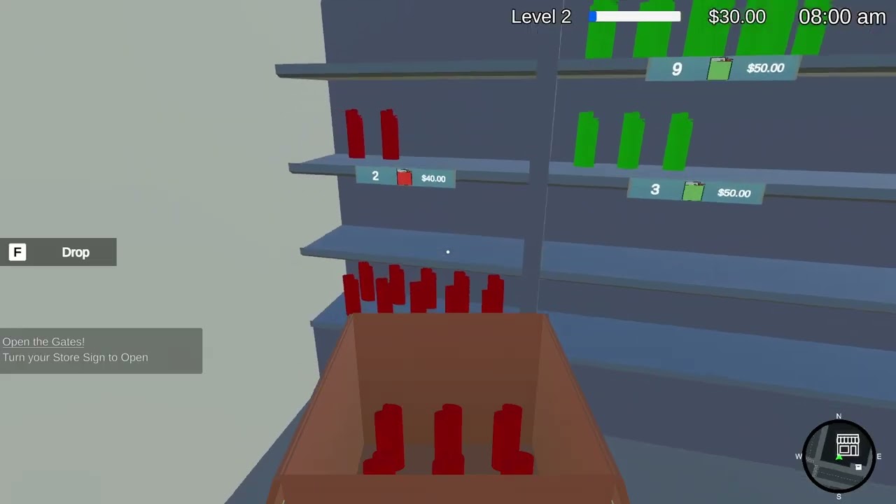 Вампир открыл магазин в Smoke Shop Simulator №1