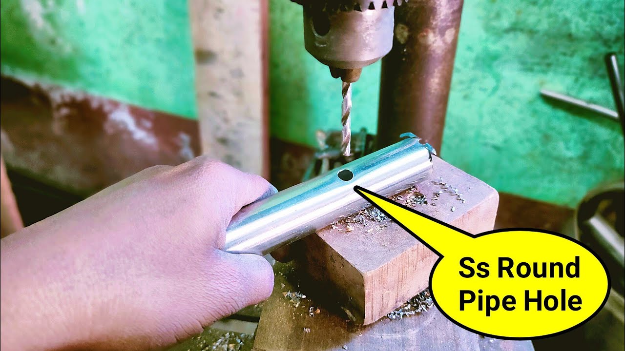 Steel Round Pipe Hole Tips ! Ss Drill bit Sharp Ideas Besic knowledge