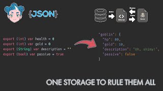 Using json in place of exports for better maintainability | Godot Tutorial | GDScript/C#