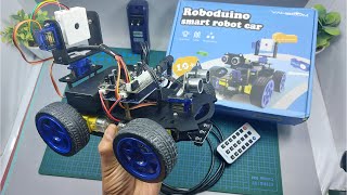 🤖 اصنع روبوتك الذكي بنفسك! سيارة Arduino تتحكم فيها عن بُعد بالكاميرا 🚗📷 screenshot 2
