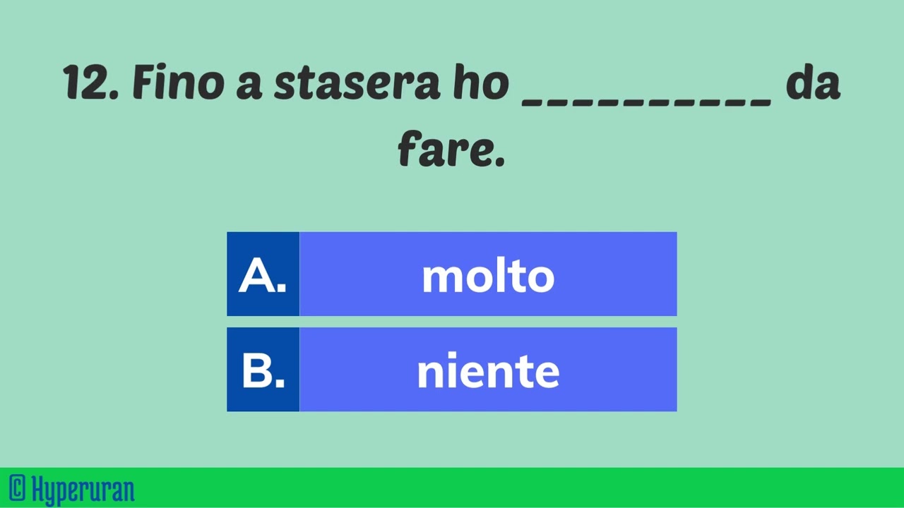 Italian grammar tutorial | Preparation for an exam | Exercises A2/B1 | Learn italian free lessons