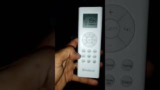 Funciones del control remoto del aire acondicionado inducol